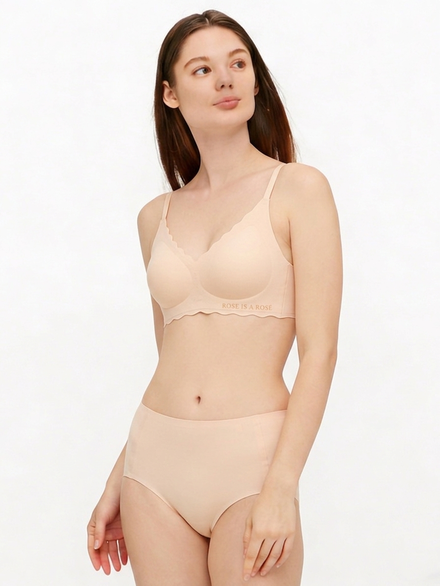 零著感ZBra®︎｜無鋼圈波浪內衣 1+1 套組  (內衣+內褲)